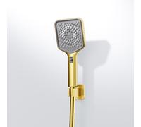 Steinberg Série 342 Garniture de douche à main, douchette à main réglable en 3 positions, 3421626BG, Couleur: Or brossÃ©