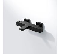 Steinberg Série 342 Thermostat apparent, pour baignoires, saillie 176mm, 3423100S, Couleur: noir mat