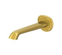 Steinberg Série 350 Becs déverseur, pour lavabos ou baignoires, portée 220mm, 3502310BG, Couleur: Or brossÃ©
