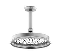 Steinberg Série 350 Ensemble de douche de tête, rond, avec bras de douche, montage au plafond, 3501580, Couleur: chrome
