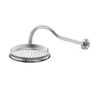 Steinberg Série 350 Ensemble de douche de tête, rond, avec bras de douche, montage mural, 3501680, Couleur: chrome
