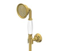 Steinberg Série 350 Garniture de douche à main, support mural, flexibles de douche 1500mm, 3501626BG, Couleur: Or brossÃ©