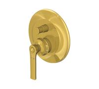 Steinberg Série 350 robinetterie de douche pour baignoire, set de montage final, 2 consommateurs, avec inverseur, 35021033BG, Couleur: Or brossÃ©