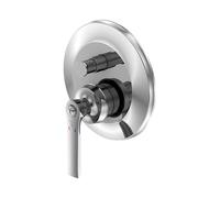 Steinberg Série 350 robinetterie de douche pour baignoire, set de montage final, 2 consommateurs, avec inverseur, 35021033, Couleur: chrome
