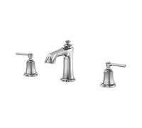 Steinberg Série 350 Robinetteries de lavabo à trois trous, avec vidage, portée 130mm, 3502000, Couleur: chrome