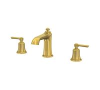 Steinberg Série 350 Robinetteries de lavabo à trois trous, avec vidage, portée 130mm, 3502000BG, Couleur: Or brossÃ©