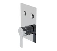 Steinberg Série 390 Mitigeur de douche/bain, mitigeur monocommande, 2 consommateurs, 39022213, Couleur: chrome