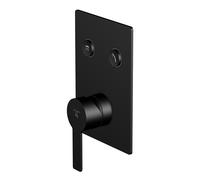 Steinberg Série 390 Mitigeur de douche/bain, mitigeur monocommande, 2 consommateurs, 39022213S, Couleur: Noir Mat