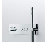 Steinberg 390 - Mitigeur thermostatique à encastrer, 3 sorties, avec corps d’encastrement, chrome 390 4232 2