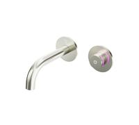 Steinberg Série 390 robinetterie de lavabo, iflow, entièrement électronique, encastré, portée 169mm, 3901810BN, Couleur: Nickel brossé