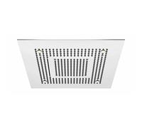 Steinberg Série 390 Sensual Rain Panneau de pluie, éclairage LED, set complet, 3 jets, Easy-Clean, 600x600mm, 3906620, Couleur: Acier inoxydable poli
