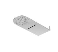 Steinberg Série 390 Wall Rain Douche de tête, raccordement direct au mur, Easy-Clean, fonction jet, 600x250mm, 3905652