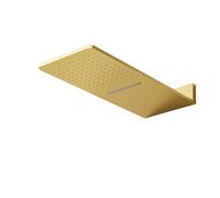 Steinberg Série 390 Wall Rain Douche de tête, raccordement direct au mur, Easy-Clean, fonction jet, 600x250mm, 3905662BG, Couleur: Or brossÃ©