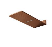 Steinberg Série 390 Wall Rain Douche de tête, raccordement direct au mur, Easy-Clean, fonction jet, 600x250mm, 3905662BC, Couleur: cuivre brossé