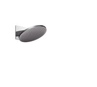 Steinberg Série 390 Wall Rain Panneau de pluie, raccordement direct au mur, diamètre 250mm, EasyClean, 3905650BGM, Couleur: Brushed Gun Metal
