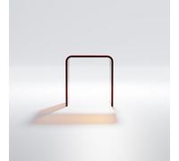 Steinberg Série 432 Tabouret, en polyrésine, 400x270x430mm, 432700031, Couleur: Ambre
