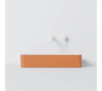 Steinberg Série 440 lavabo à poser, anguleux, sans trop-plein, 590x395x120mm, SOLIDSurface, 440714007, Couleur: orange