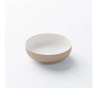 Steinberg Série 440 lavabo à poser, rond, sans trop-plein, 400x400x120mm, SOLIDSurface, 440612003, Couleur: gris