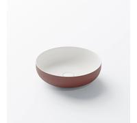 Steinberg Série 440 lavabo à poser, rond, sans trop-plein, 400x400x120mm, SOLIDSurface, 440612015, Couleur: Bordeaux