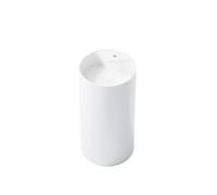 Steinberg Série 445 Lavabo au sol, rond, 450x450x900mm, SOLIDSurface, 1 trou pour robinet, avec trop-plein, blanc mat, 4456600W