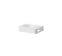 Steinberg Série 449 lavabo mural, porte-serviettes à droite, 1 trou pour robinet, avec trop-plein, 450x330mm, blanc mat, 4497105W