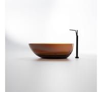 Steinberg Série 489 Baignoires en pose libre, en polyrésine, 1680x850x550mm, 489801033, Couleur: Maron