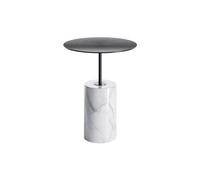 Steinberg Série 541 Table d'appoint, avec socle en marbre, ronde, 400x400x525mm, SOLIDSurface, 541710052GM, Couleur: Gunmetal