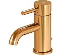 Steinberg Armaturen Mitigeur de lavabo sur pied Série 100 1001000RG, saillie 100 mm, or rose