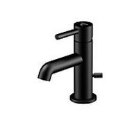Steinberg Mitigeur de lavabo Série 100 1001055S – Saillie 98 mm, avec vidage – Noir