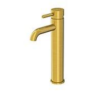 Steinberg Serie 100 mitigeur lavabo 1001700BG projection 128mm, hauteur 307mm, sans garniture de vidange , or brossé
