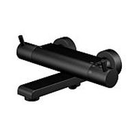 Steinberg Series 100 thermostat de bain 1003170S en saillie, bec pivotant, pour baignoire, noir mat