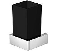 Steinberg Gobelet pour brosse à dents 460 Verre satiné noir, chromé 4602002