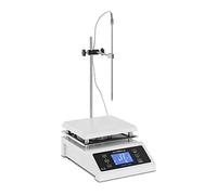 Steinberg Systems Agitateur Magnétique Chauffant Avec Plaque Chauffante SBS-MR-2000 (Plaque Chauffante 19 x 19 cm, 200-2000 tr/min, Max. 350 °C Afficheur Numérique, Minuterie : 0-9999 min)