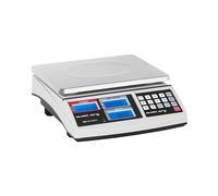 Steinberg Systems Balance Compteuse 30 kg / 1 g 21 x 27 cm 3 LCD Appareil de Comptage Pèse-Pièces Pesée Industrielle