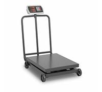 Steinberg Systems Balance Plateforme À Plate-forme Plate Forme Mobile Industrielle Sur Roues SBS-PF-600/100W (Capacité 600 kg, ± 100 g, Afficheur LED, Batterie intégrée)