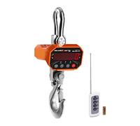 Steinberg Systems Crochet-peseur Dynamomètre Peson Électronique Digital Balance Portable À Crochet Mobile Numérique (Avertissement de surcharge : 130% P.É., Charge admissible : 125% P.É.)