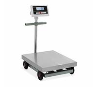 Steinberg Systems SBS-PF-600/100N Balance plateforme roulante Balance industrielle Balance au sol 600 kg / 0,1 kg 500 x 600 x 190 mm Kg/lb