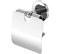 Steinberg support de papier de toilette Serie 650 chromé , avec couvercle