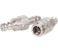 Steinconnector Coupleur rapide LAITON, NICKELÉ, 6 MM