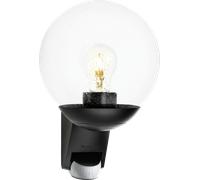 Steinel Applique murale extérieure L 585 S – 1x60W E27, détecteur de mouvement, IP44 – Noir