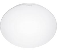 Steinel 035105 LED éclairage intérieur RS 16 LED, verre opale, 9,5 W applique murale, détecteur de mouvement 360°, portée max. 3 - 8 m, 845 lm, blanc