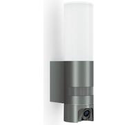 Steinel Applique murale d'extérieur à détecteur LED 14,1W 925 lm 3000 K Lampe pour caméra avec carte SD App contrôlable, dimmable, allumage progressif L 620 CAM S anthracite
