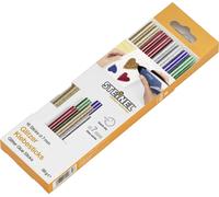 Steinel Bâtons de colle 7 mm or, argent, vert, bleu, rouge 16 pc(s)
