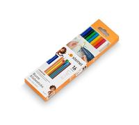 Steinel Bâtons de colle 85°C Color, 16 pcs. | Bâtons de colle chaude multicolores 7 mm, cartouches de colle chaude, pour pistolet à colle GlueMatic 1007-LT