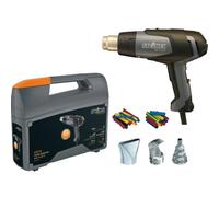 Steinel Pistolet à air chaud HG 2120 E Mallette, incl. 3 buses et gaines thermorétractables, décapeur thermique 2200 W, câble de 2,2 m, 80 - 630 °C