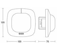 STEINEL Détecteur de présence IR Quattro HD 592400 COM1 AP