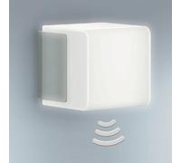Steinel Applique murale extérieure L 835 LED IHF, connectable, détecteur 160°, blanc-argenté