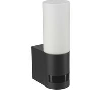 STEINEL Applique LED extérieure L 605 S, blanc chaud 3000 K | détecteur de mouvement 180°, portée 10 m, 11,3 W, luminaire LED moderne en aluminium et verre