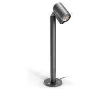 Steinel Lampe d'allée à LED 7,86W 512 lm 3000 K blanc chaud H 572 mm Câble d'alimentation 2,5 m Automatisme crépusculaire Spot Way N anthracite