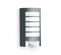 Steinel Luminaire extérieur L 12 S, détecteur de mouvement 180°, applique murale, E27, max. 60 W, anthracite, ampoule non incluse